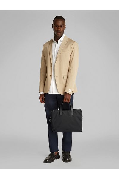 Calvin Klein Men Black Business Tech 2G Laptop Bag