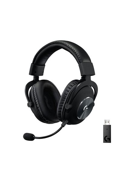logitech Casti Gaming Wireless Logitech Pro X Lightspeed, Microfon, Surround 7.1 (Negru)