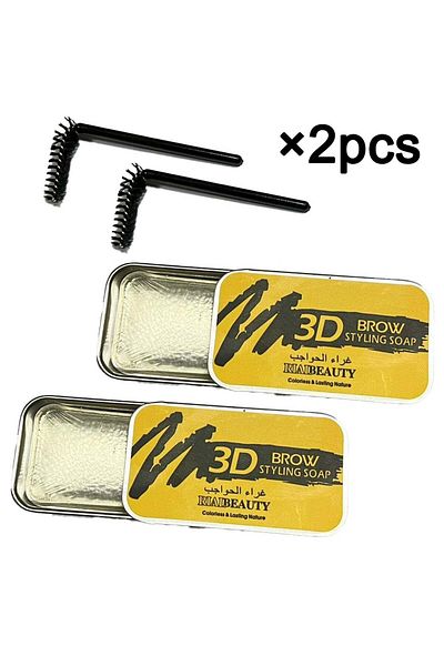 real beauty Transparent Eyebrow Styling Soap (2 Pieces)