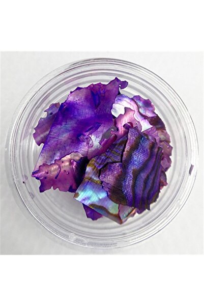 Patrisa Nail Doğal Deniz Kabuğu Mor 1 gr Işıltılı Nail Art Tırnak Süsü