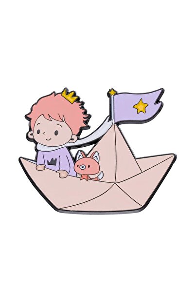 Choice على متن السفينة: دبابيس مينا على شكل أمير ثعلب لطيف، دبابيس على شكل قم...