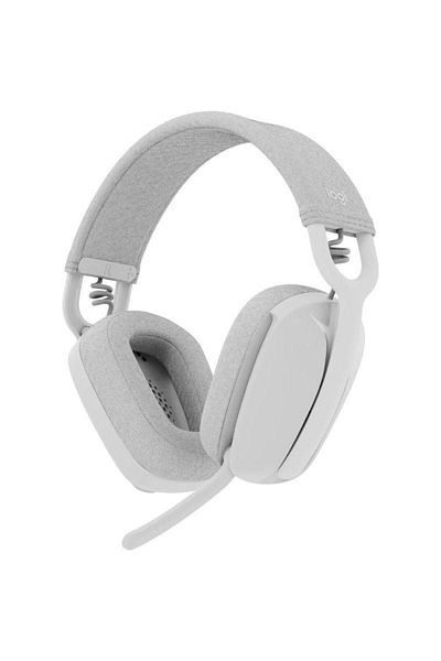 logitech Casca Office/Call Center Logitech Zone Vibe 100, Microfon, Bluetooth 5.2, Anulare zgomot (Alb)