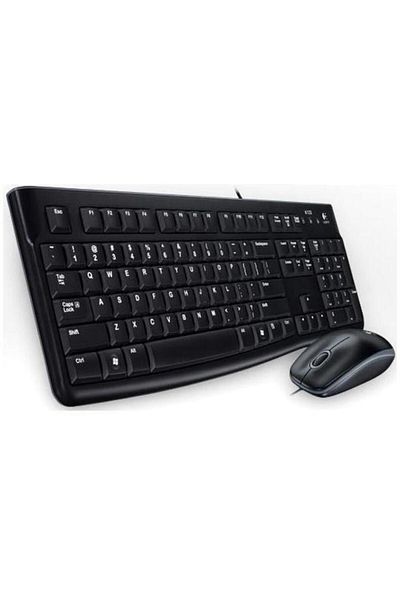 logitech Kit Tastatura Logitech si Mouse MK120, USB, layout International (Negru)