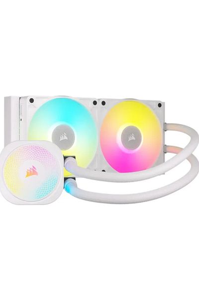Corsair Cooler CPU Corsair iCUE LINK Titan 240 RX, 300 - 2100rpm, 120mm, iluminare RGB (Alb)