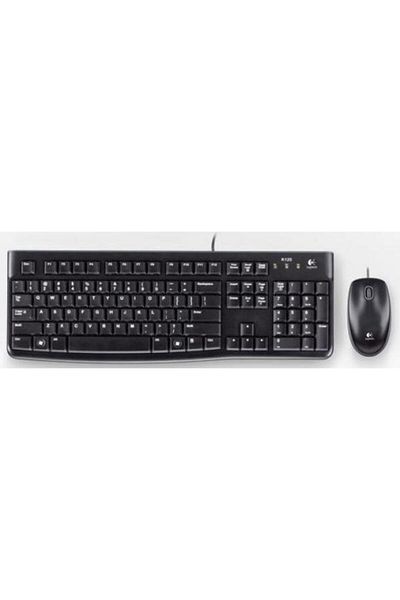 logitech Kit Tastatura Logitech si Mouse MK120, USB, layout International (Negru)