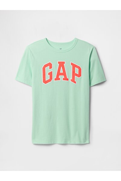 GAP Erkek Çocuk Yeşil Grafikli T-Shirt