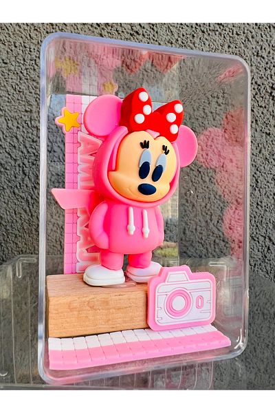 Derin Düşler Minnie Mouse Figure - Silicone Transparent Plastic Box
