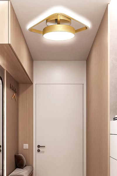 Fer Avize Alen Single Energy Saving Modern Led Chandelier Children's Room Hallway Dressing Room Entrance
