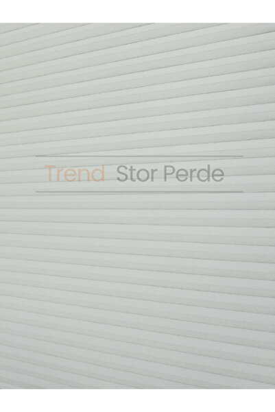 TREND STOR PERDE Yapıştırma Sistem Gri HoneyComb Plise %100 Isı Ve Işık Geçirmez Katlanır Cam Balkon Perdesi