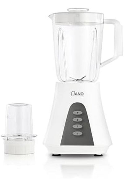 JANO Electric Blender With Grinder, 1.5l, 450w, White/grey Jn 06005