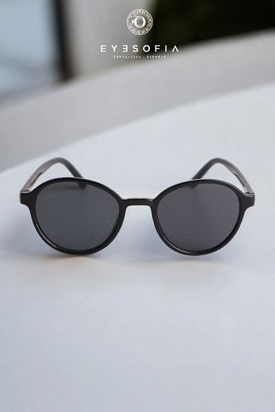Eyesofia Sabina Elegant Oval Unisex Black New Season Popular Sunglasses