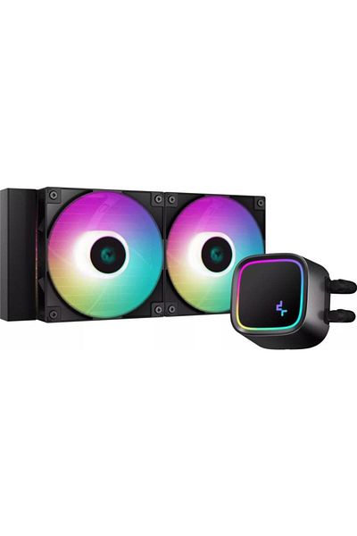 Deep Cool CPU Cooler Deepcool LE520, 2 x 120mm, with liquid cooling, aRGB lighting