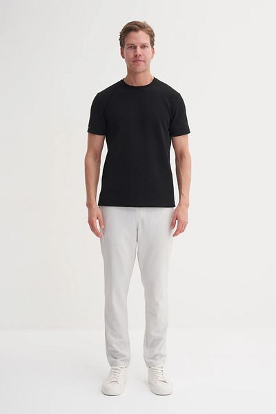 Cazador Ανδρικό μπλουζάκι Jazz 4202 Crew Neck Self Textured Micro