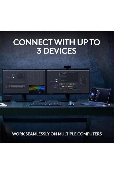 logitech Tastatura wireless Logitech MX Keys S, Iluminare, Palmrest, 2.4GHz&Bluetooth,USB-C, US INTL layout