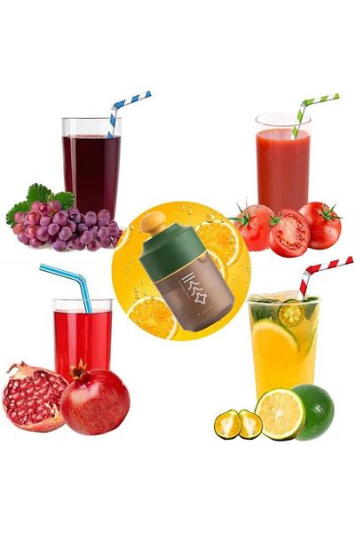 Zanni Storcător manual de fructe Podospecial, polipropilenă, multicolor, 17,5 x 9,5 cm, 400 ml