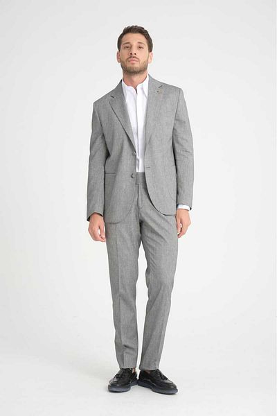 Ted Davıd Linen Blended Suit