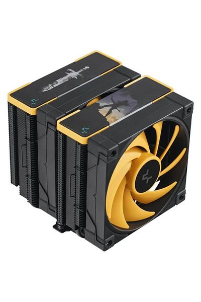 Deep Cool Cooler CPU DeepCool AK620 Zero Dark Zoria, 2x120 mm, 1850 rpm, PWM (Negru/Auriu)