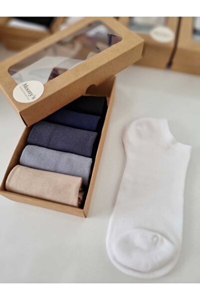 Moonys Socks Collection Set de șosete scurte din bambus de culoare clasică pe...