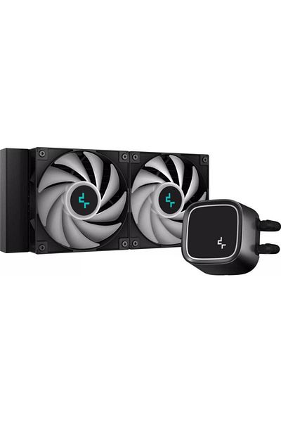 Deep Cool CPU Cooler Deepcool LE520, 2 x 120mm, with liquid cooling, aRGB lighting