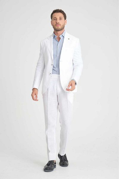 Ted Davıd Linen Blended Suit