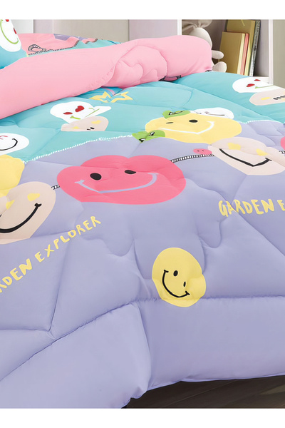 Generic 3 Piece Single Crib Bedding Set, Lightweight Comforter, Suitable for All Seasons G4