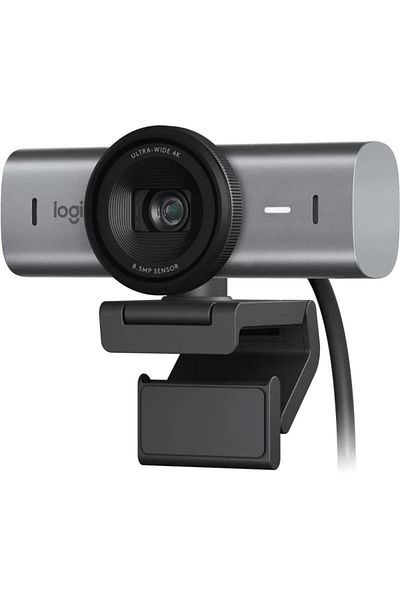 logitech Camera Web Logitech MX Brio, 4K, USB-C, CMOS 8.5 Mpixeli, microfon (Negru)