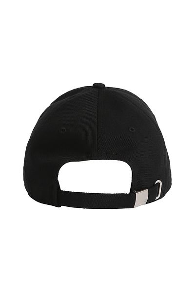 Calvin Klein Calvin Klein Men Black Monologo Embroidery Cap