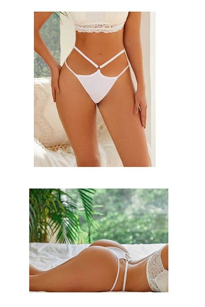 GECKO COLLECTION Tanga de damă cu inel dublu