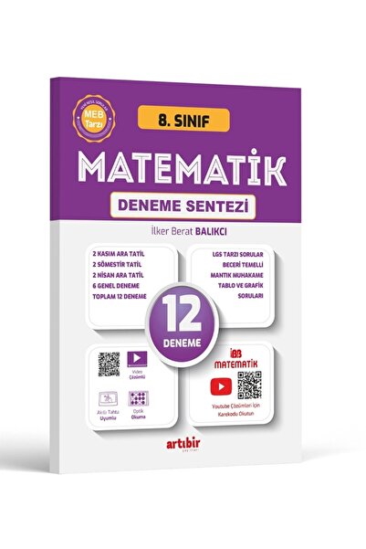 Artıbir Yayınları 8. SINIF MATEMATİK DENEME SENTEZİ
