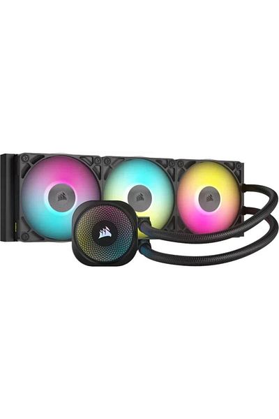 Corsair Cooler CPU Corsair iCUE LINK Titan 360 RX RGB, 300 - 2100rpm, 3 x 120mm, LCD RGB (Negru)