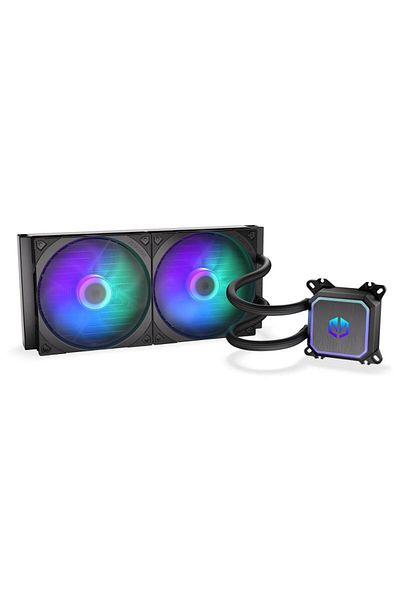 Endorfy Cooler CPU Endorfy Navis F280 ARGB, iluminare ARGB, 2 x 140mm, Racire cu lichid (Negru)