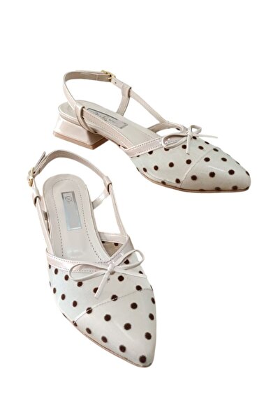 De Scario De Scario 570 Жіночі туфлі з сіткою, відкритою п'ятою, товстим каблуком