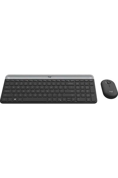logitech Kit tastatura Logitech MK470 + mouse Logitech (Negru)