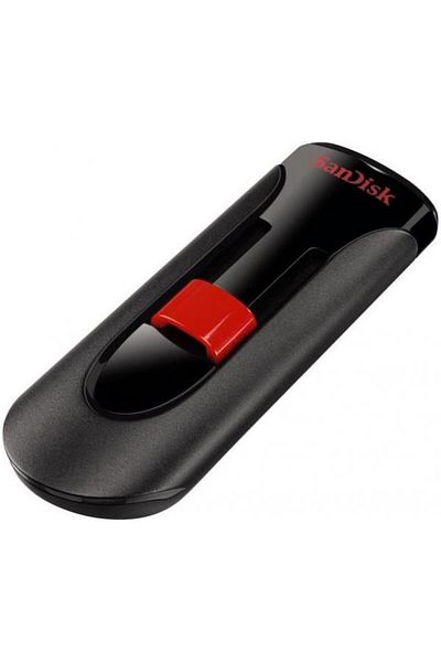 SanDisk SanDisk Cruzer Glide USB Stick, 32GB (Black/Red)