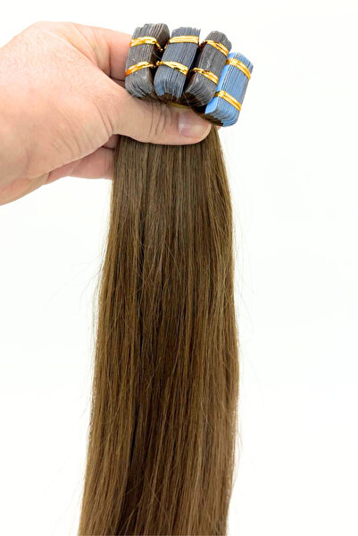 HalitCan HairKing Micro Tape Welding 65 Cm, Araton Auburn 100% Real Uzbek Hair No.6 200 Gr.