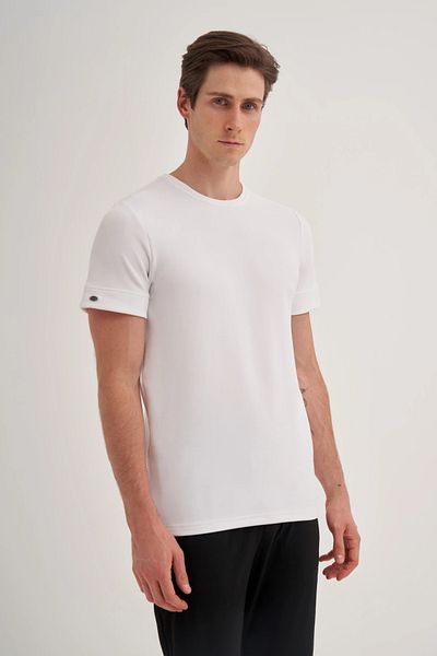 Cazador Ανδρικό μπλουζάκι Jazz 4202 Crew Neck Self Textured Micro