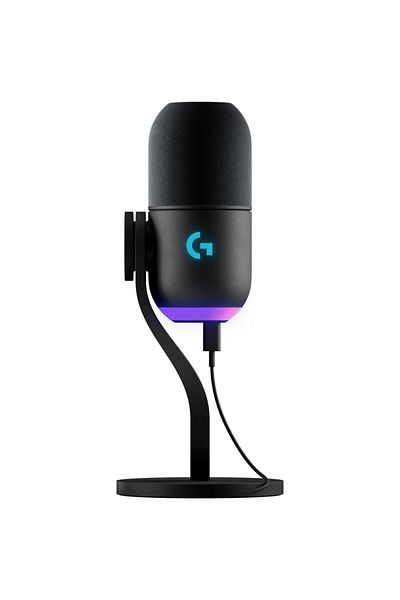 logitech Microfon Gaming Logitech Yeti GX Dynamic RGB, LIGHTSYNC, Negru