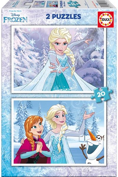 EDUCA Frozen Disney Puzzle 2 X 20 Pieces