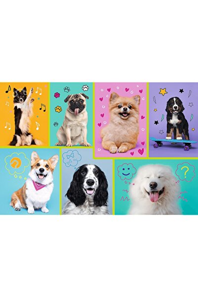 Trefl Puzzle În lumea câinilor Puzzle cu 100 de piese