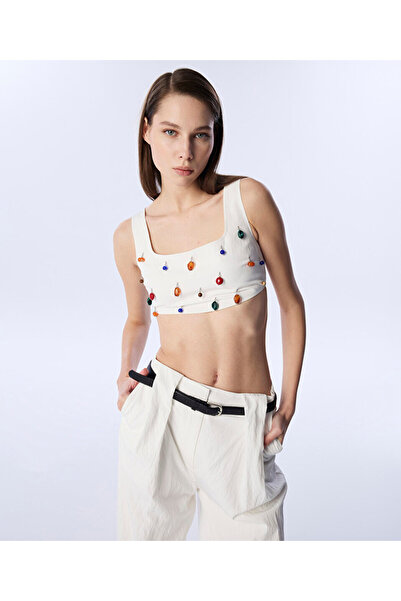 Twist KONTRAST AKSESUARLI BLUZ