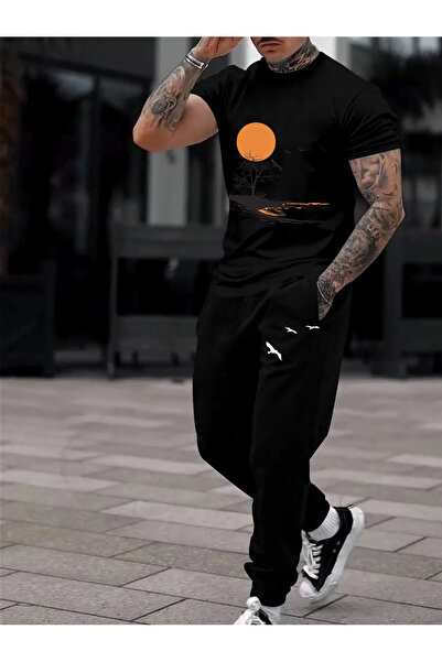 bellanova Set de 2 tricouri cu mânecă scurtă pentru bărbați, cu o formă clasică