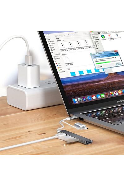 Modafiks 4 Port USB Multiplier -3.0 - 4 Port USB Hub (5122)