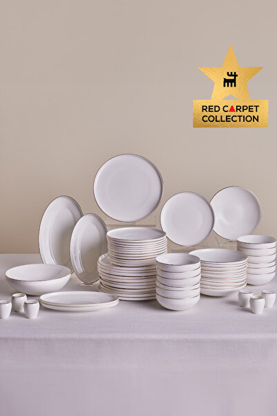 Karaca Red Carpet Collection Fine Bone Meridian 59 Parça 12 Kişilik Yemek Takımı Gold