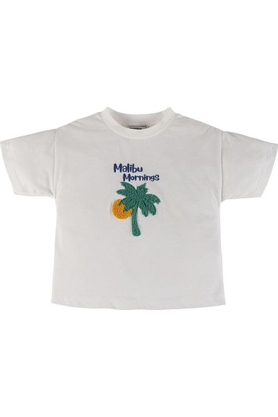 İdilbaby&Mamino İdi̇lbaby&Mami̇no Baby Boy Muslin Pants and T-Shirt Suit