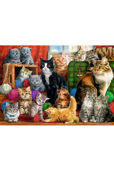Trefl Puzzle Puzzle cu 1000 de bucăți pentru întâlnirea felină