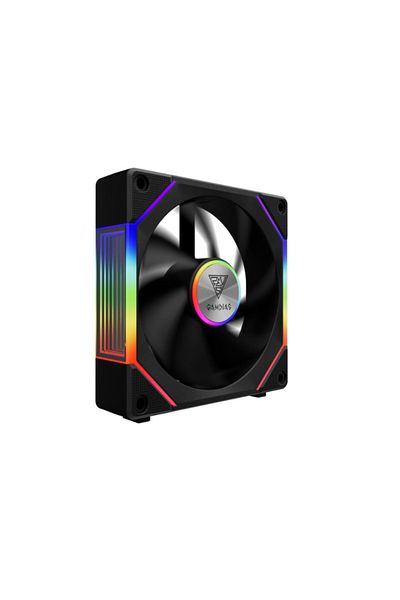 gamdias Ventilator Gamdias Aeolus P2 1203, 3 x 120mm, aRGB (Negru)