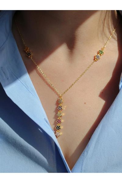 Reorah Collection Starmix Y Necklace