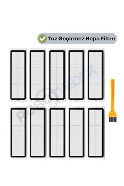 robotyedek Xiaomi Vacuum Mop 2 - فلتر Hepa بديل وفرشاة تنظيف 11 قطعة (STYTJ03...