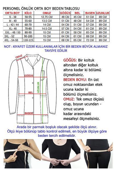TIPTEKS Cleaning Staff Women's Work Apron