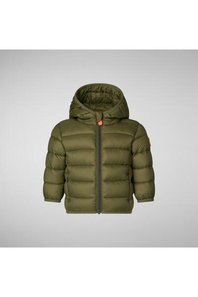 SAVE THE DUCK Unisex Çocuk Şişme Mont Haki - Wally